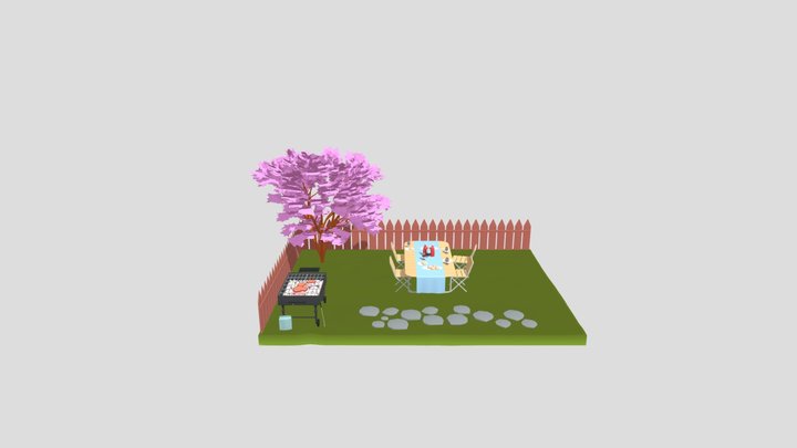 Barbecue 3D Model