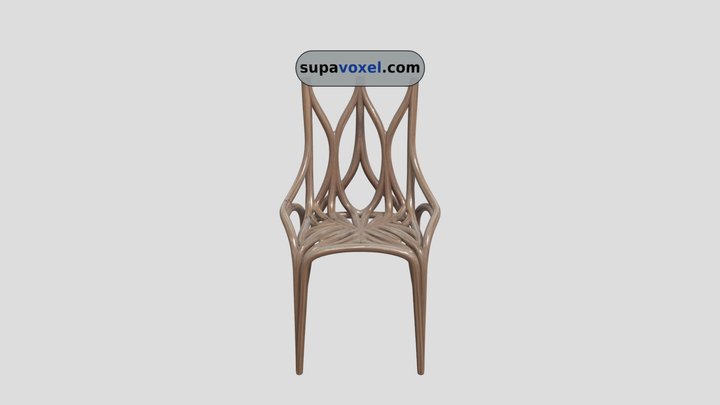 Organic Wooden Chair - Maya vs SupaVoxel