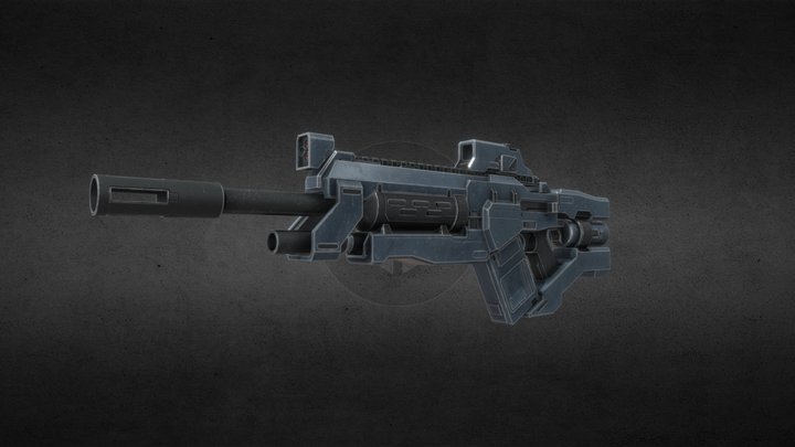 Rifle Concept 3D Model