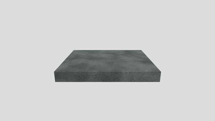 Straight Sidewalk 3D Model