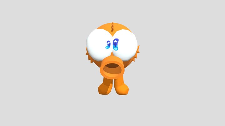 Q*bert 3D Model