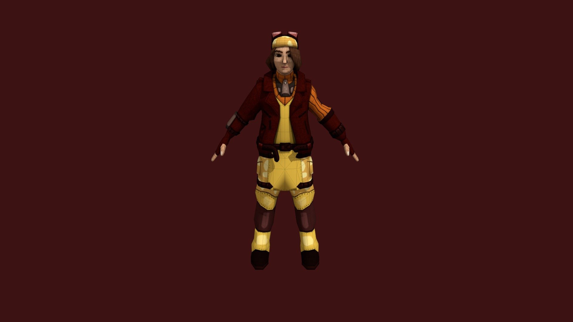 GAME 398 - Final - Character Model - 3D model by Ryan W (@UserNameNo14 ...