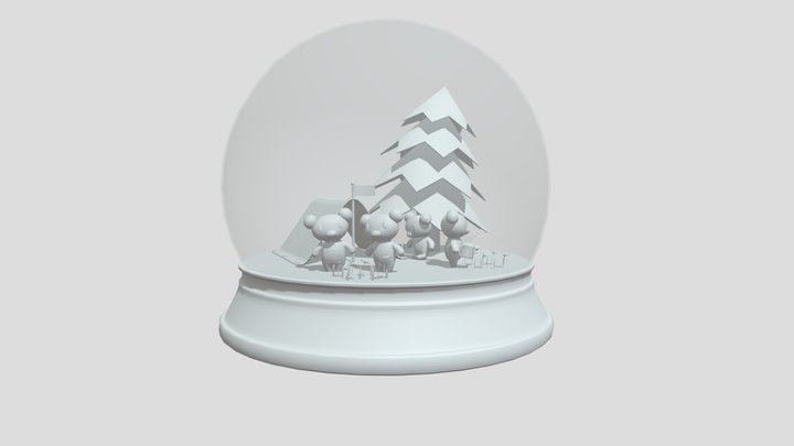 snowglobe export 3D Model