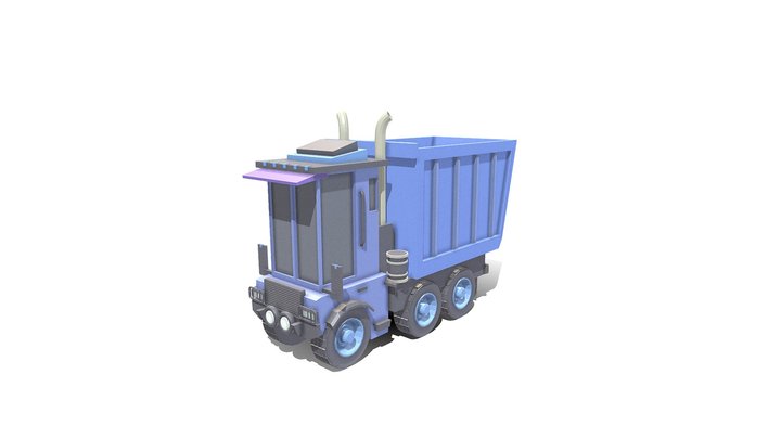 VEHICLE  - Truck LowPoly 3D Model