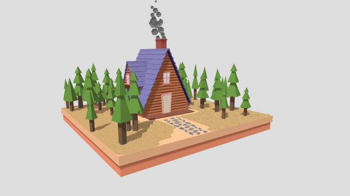 house in the forest 3D Model