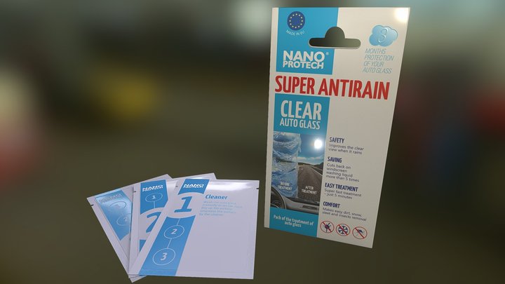 Nanoprotech Super Antirain 3D Model