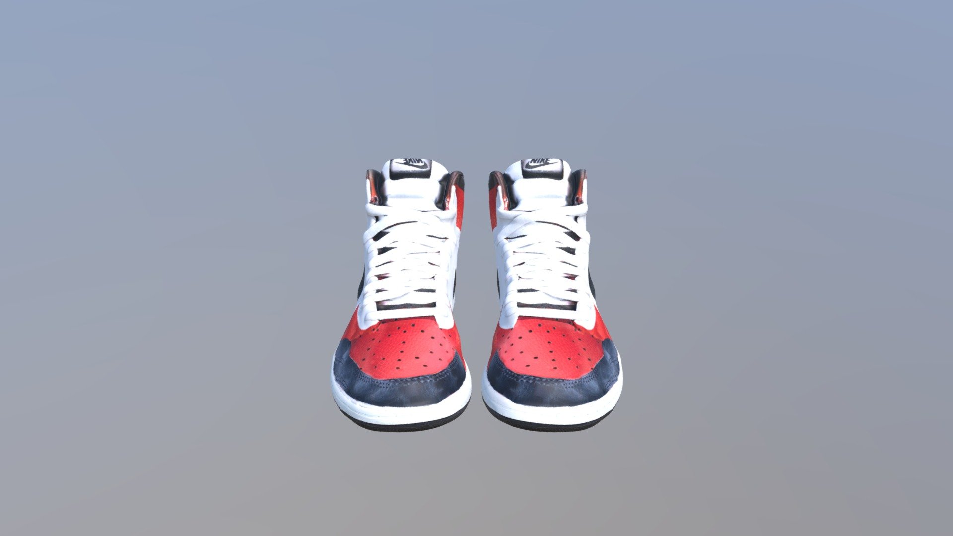 Court Vision AF1 (Red) - 3D model by supernovastudios (@hasanky2008 ...