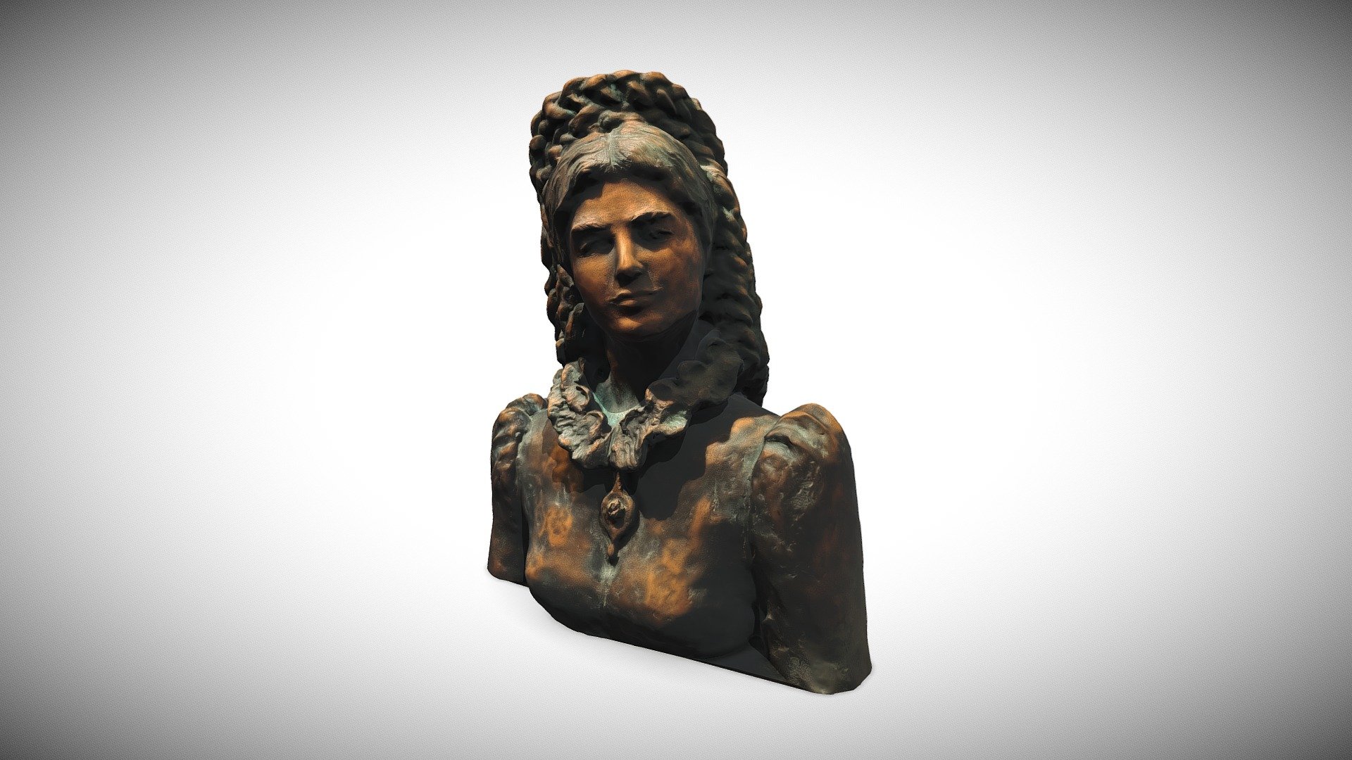 Sisi Bronze Büste