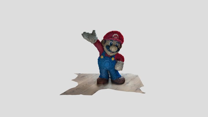 Lego Mario 3D Model