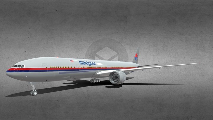 Boeing 777 (free if...) 3D Model