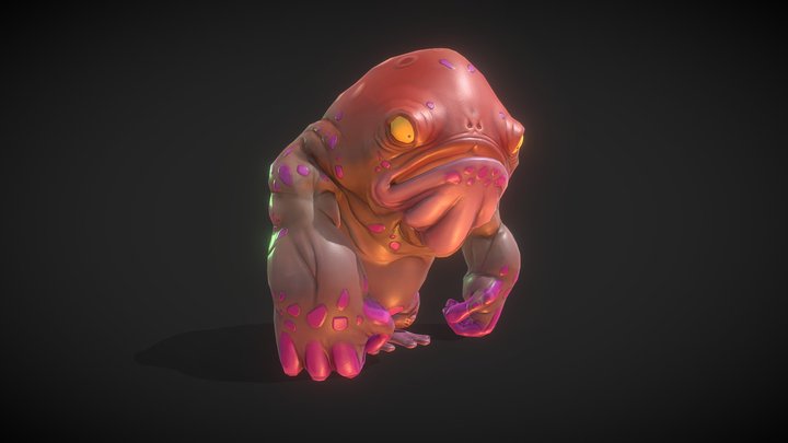 Swamp Monster 2 3D Model