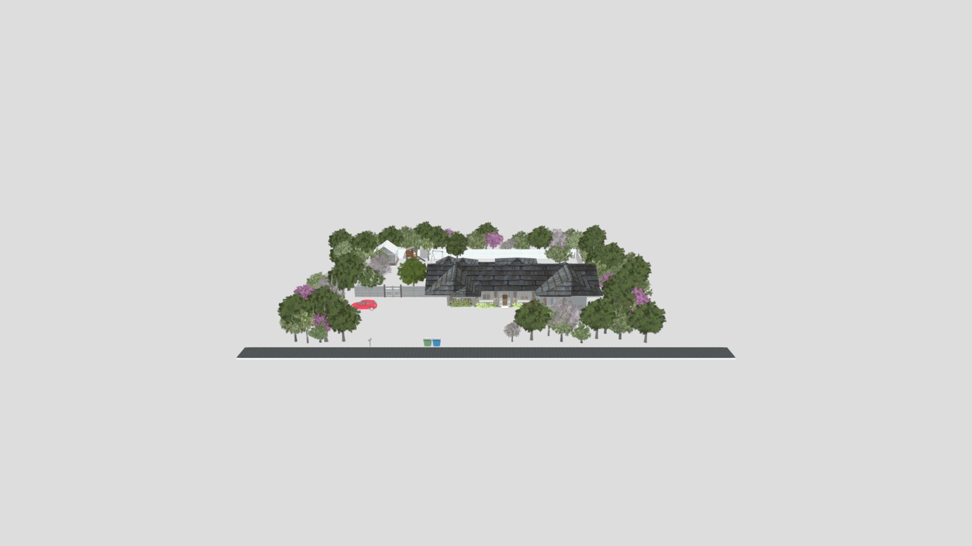 Large Sprawling Ranch - Download Free 3D model by Home Design 3D ...