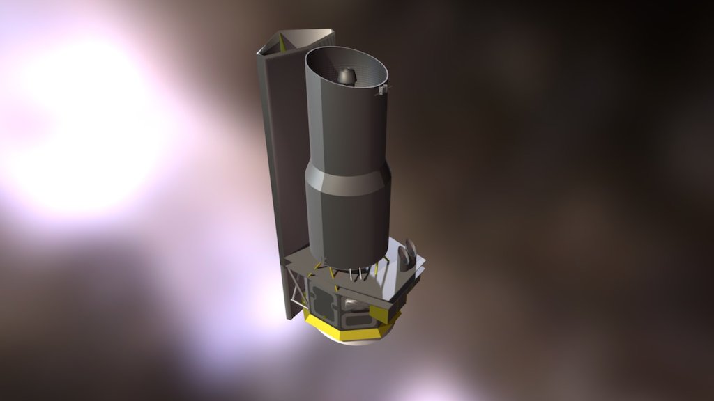 Spitzer Space Telescope - Download Free 3D model by uperesito [cf78591