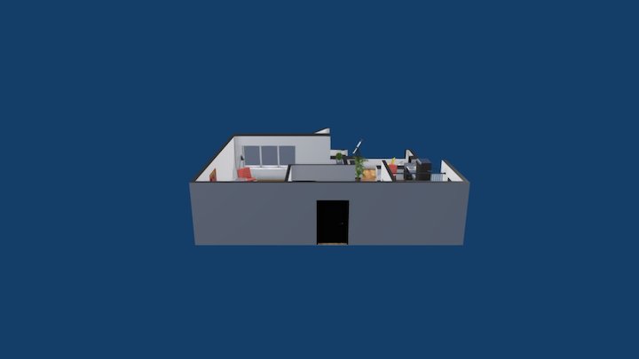 Flat 3D Model