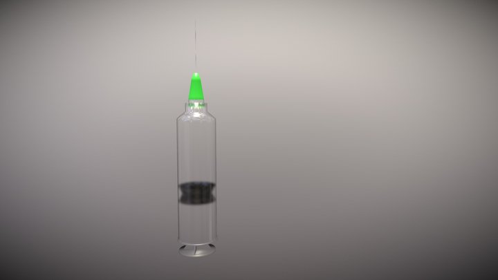 Realistic Syringe 3D Model