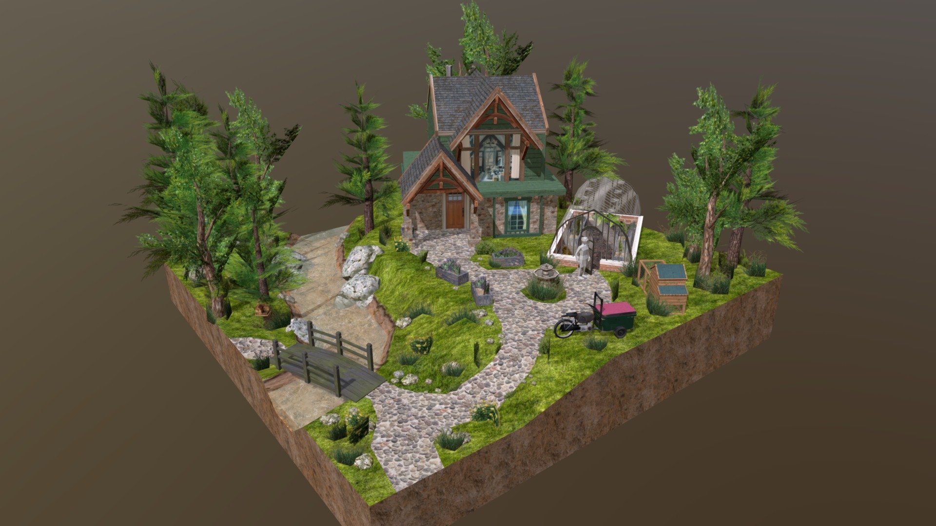 Diorama Assignment — Sketchfab embed 3D viewer
