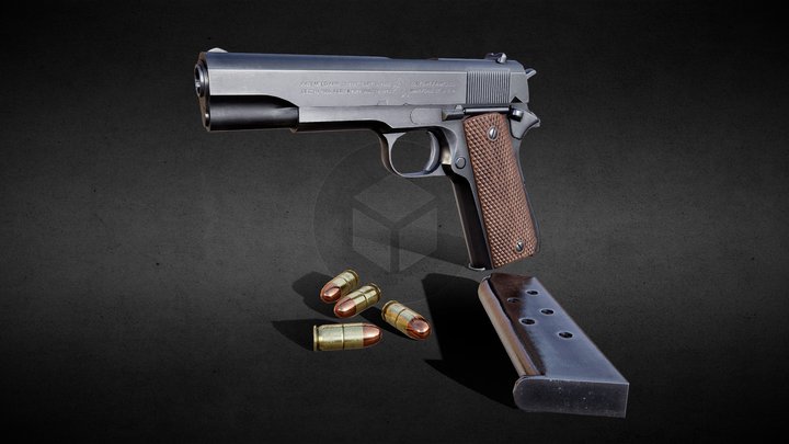 M1911A1 Redux 3D Model