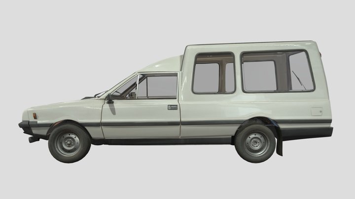 Polonez ambulance/van, prototype 3D Model