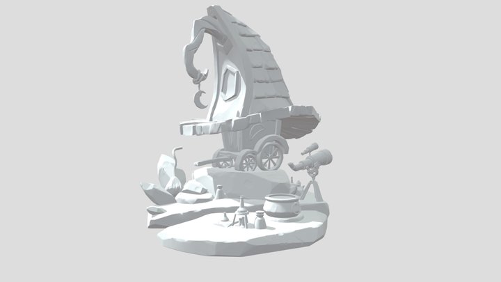 Exam Sculpting Wagon 3D Model