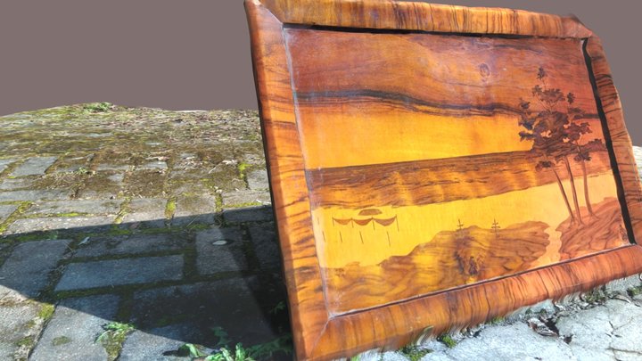 Marquetry woodcraft 3D Model