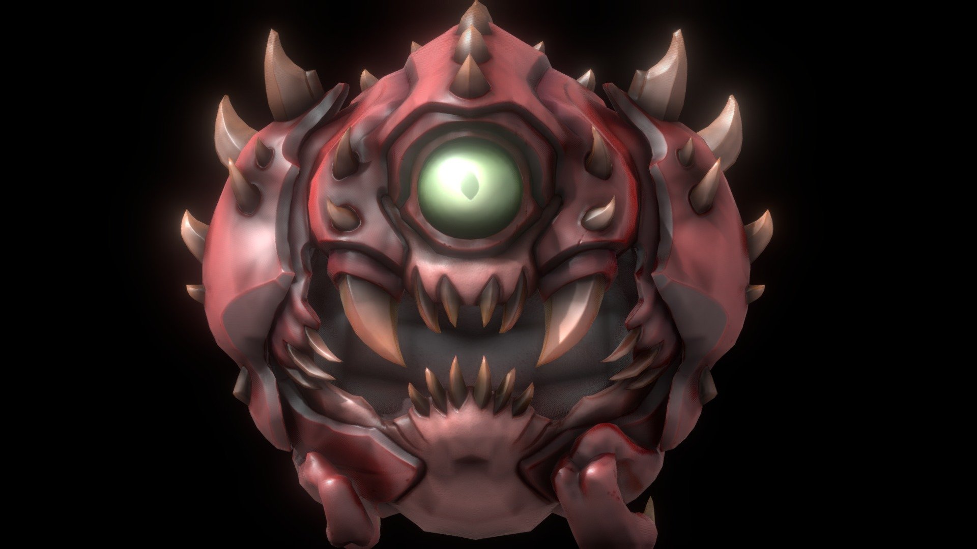 Doom Eternal Cacodemon Toy Download Free 3d Model By Dj Nugget [cf7e805] Sketchfab