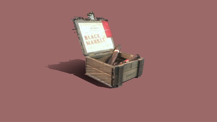 Cigar box 3D Model