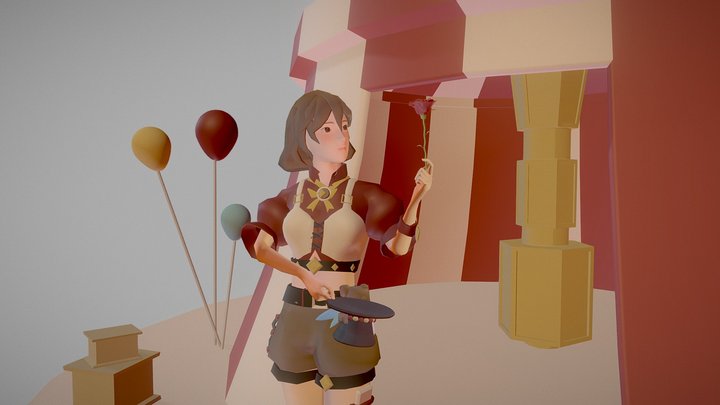 flower trick 3D Model