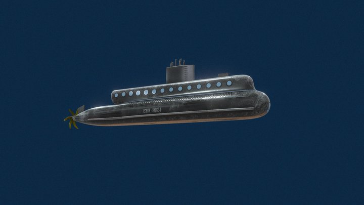 submarine 3D Model
