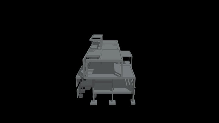 RESIDENCIA - CASA MENEGHINI-EXECUTIVO-01 3D Model