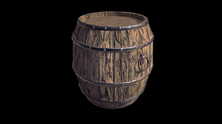 Barrel 3D Model