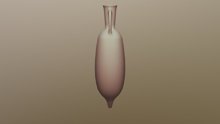 02 Dressel Amphora 3D Model