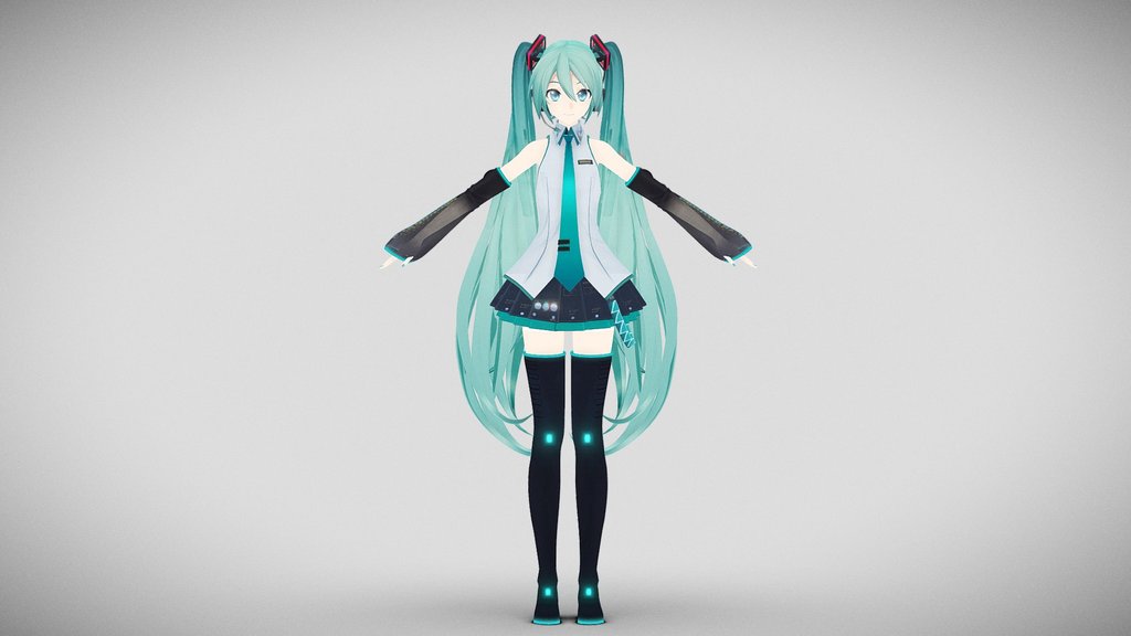 YYB Miku Ver 3 (MikuMikuDance).