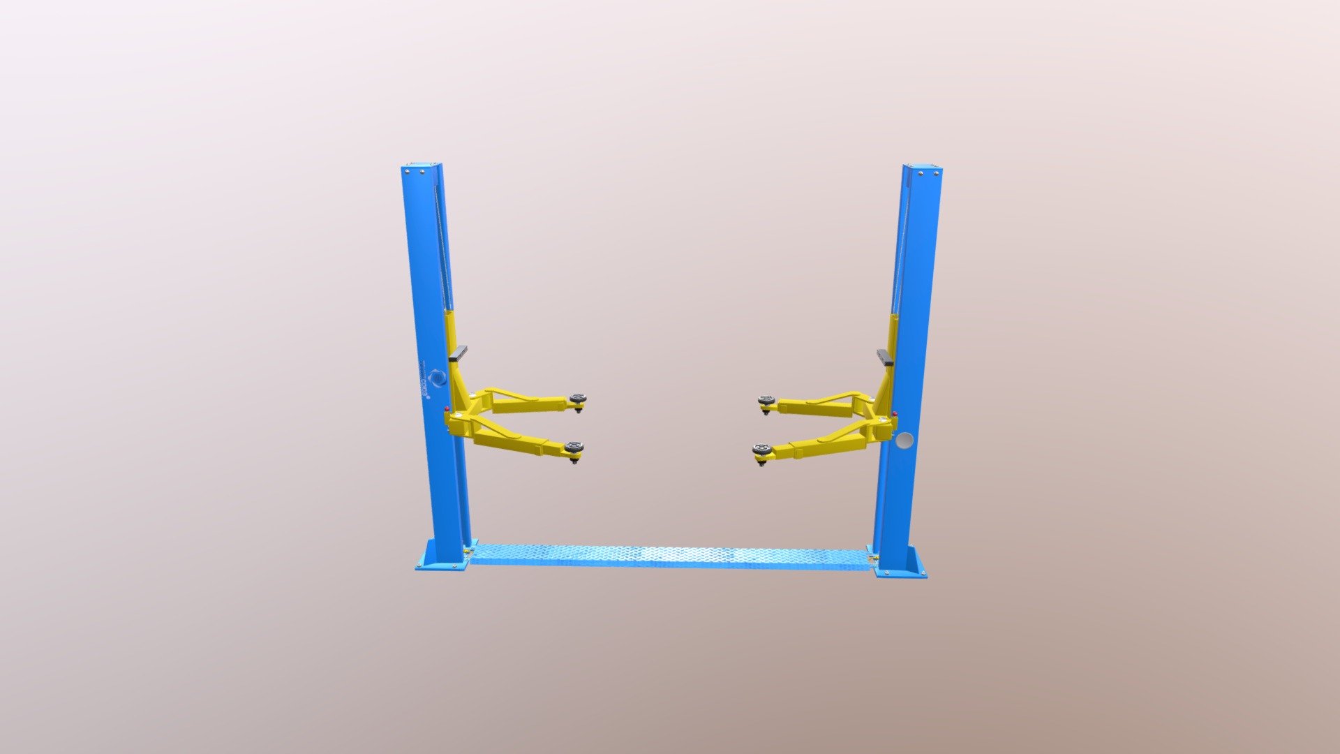 Двухстоечный автоподъемник Т4 - Download Free 3D model by fablezebra ...