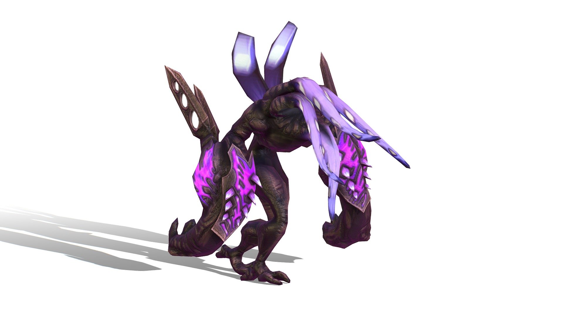 mystical monster with tentacles and big hand - Buy Royalty Free 3D