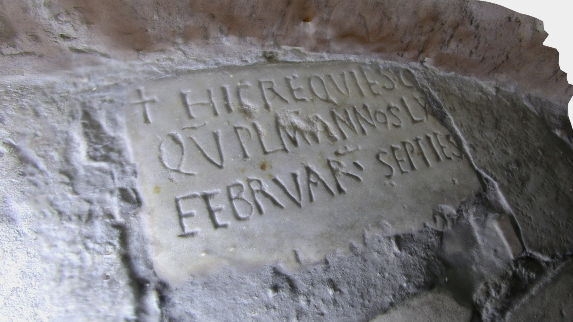Christian funerary epigraph of the Fifth Century