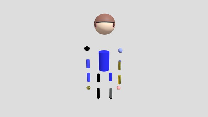 Corrupted File model 3D Model
