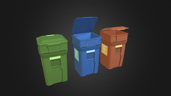 Bin 3D Model