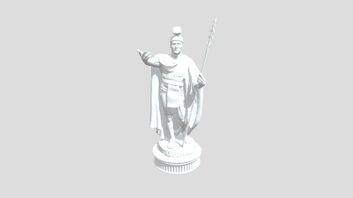 Kamehameha Statue 3D Model