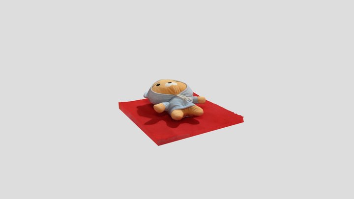 Soft Teddy Bear 3D Model