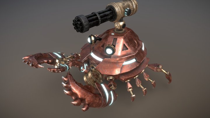 Robotic Crab 3D Model