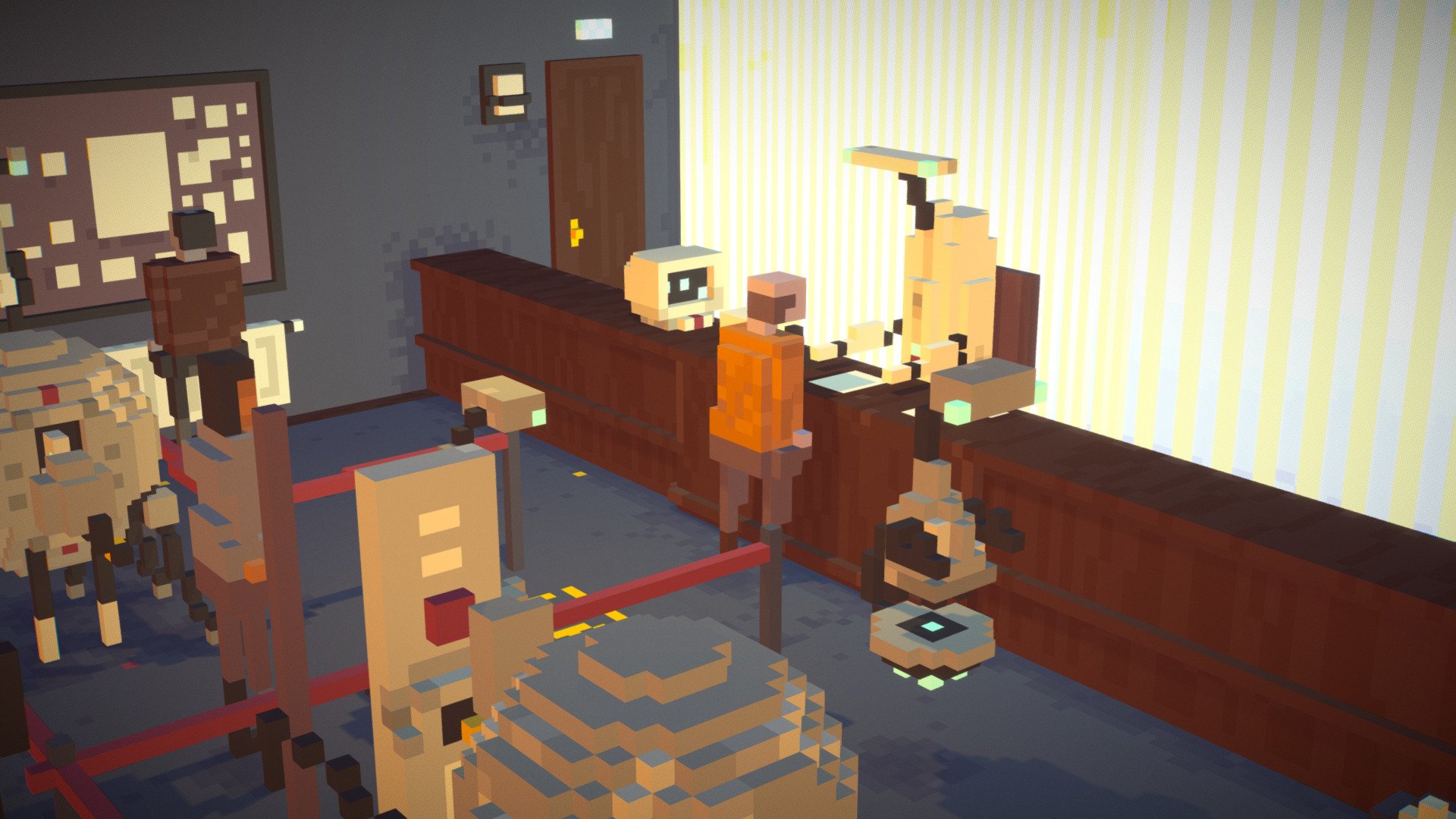 Robotic Unemployment — Sketchfab embed 3D viewer