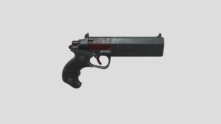 Revolver_Sci-fi 3D Model