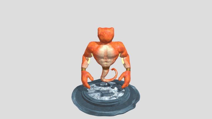 Fire Spirit 3D Model