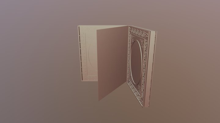 Книга 3D Model