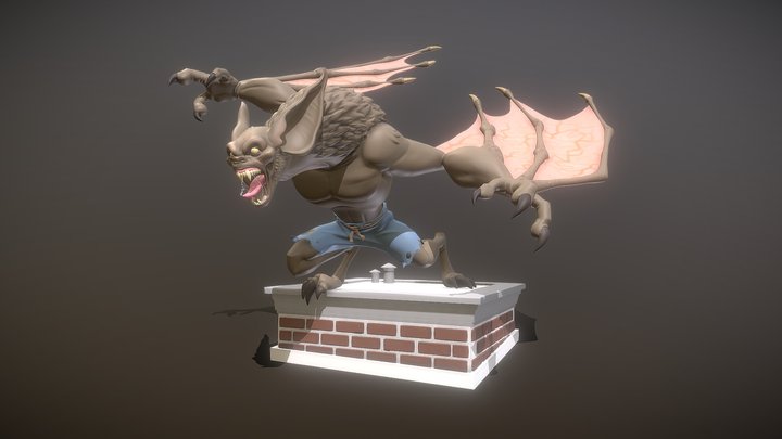 Man Bat 3D Model