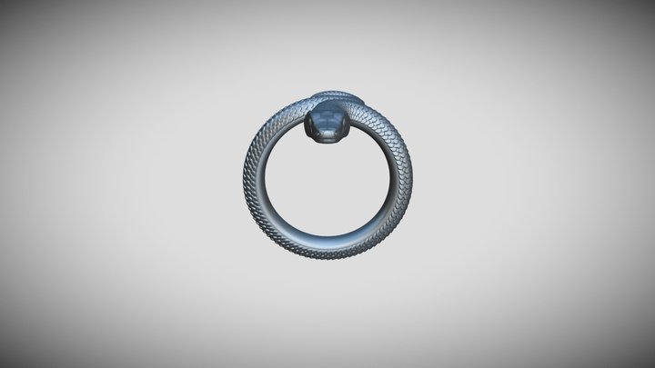 Snake Ring 3D Model