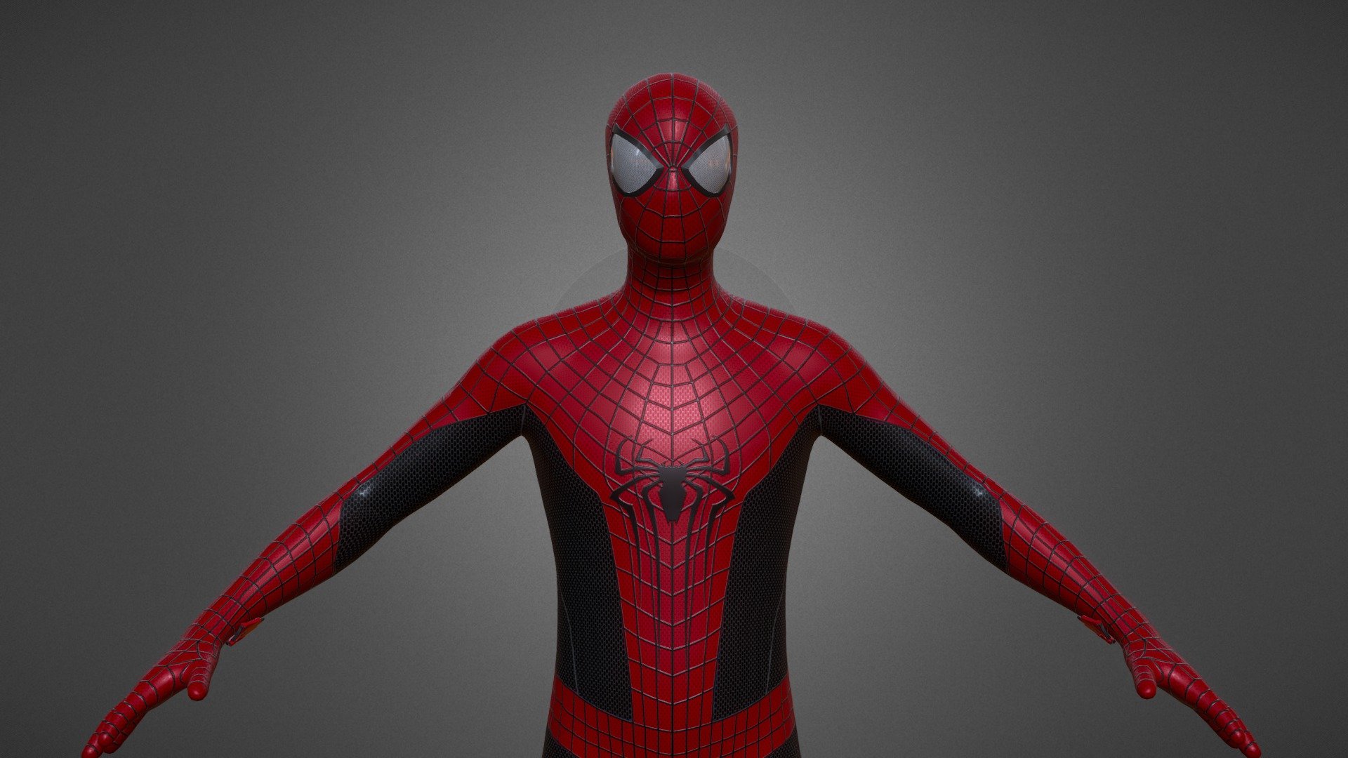 3D model The Amazing Spider-man 2 3D MODEL Low-poly VR / AR / low-poly