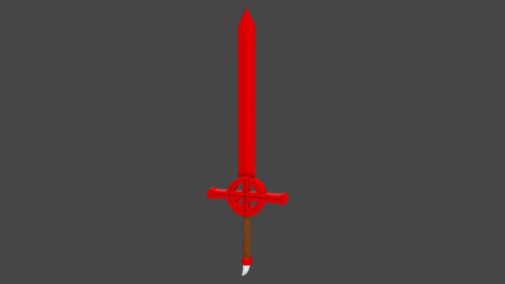Demon Blood Sword 3D Model