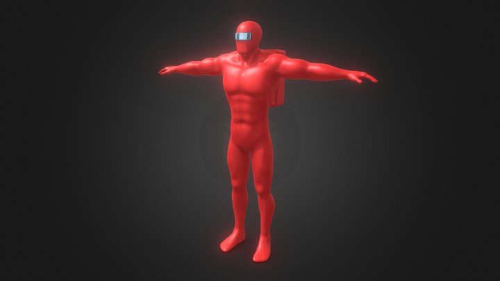 Buffed Amogus 3D Model