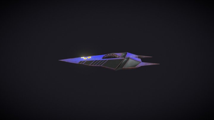 SpaceshipShaded 3D Model